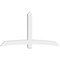 Ekena Millwork Bellingham Architectural Grade PVC Gable Bracket, 84"W x 49"H x 6"D x 6"F, 14/12 Pitch GBP084X49X0606BEL00 - alternate 3